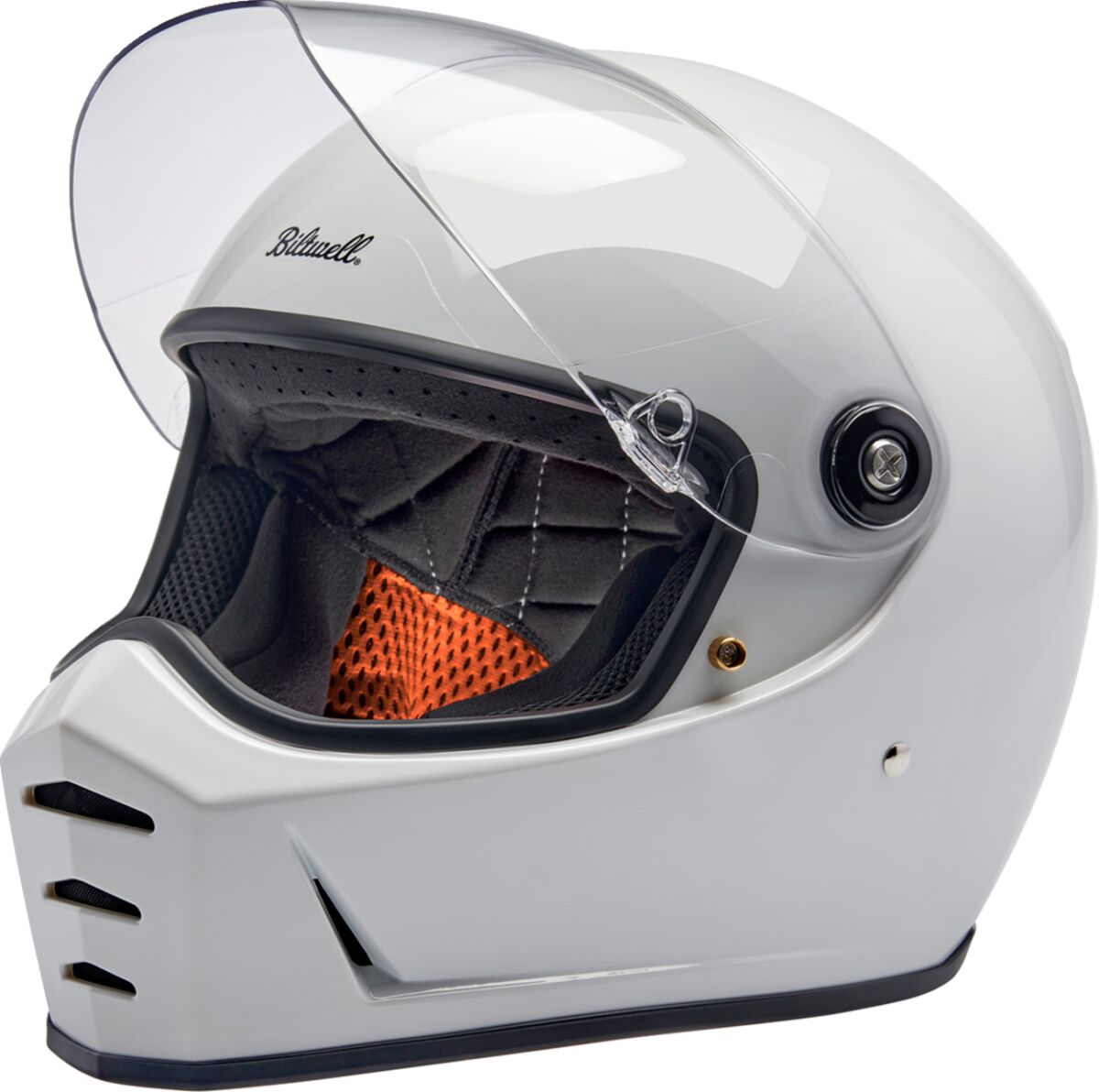 BILTWELL HELMET LANESPLITTER GLOSS WHIT 1004-104-505