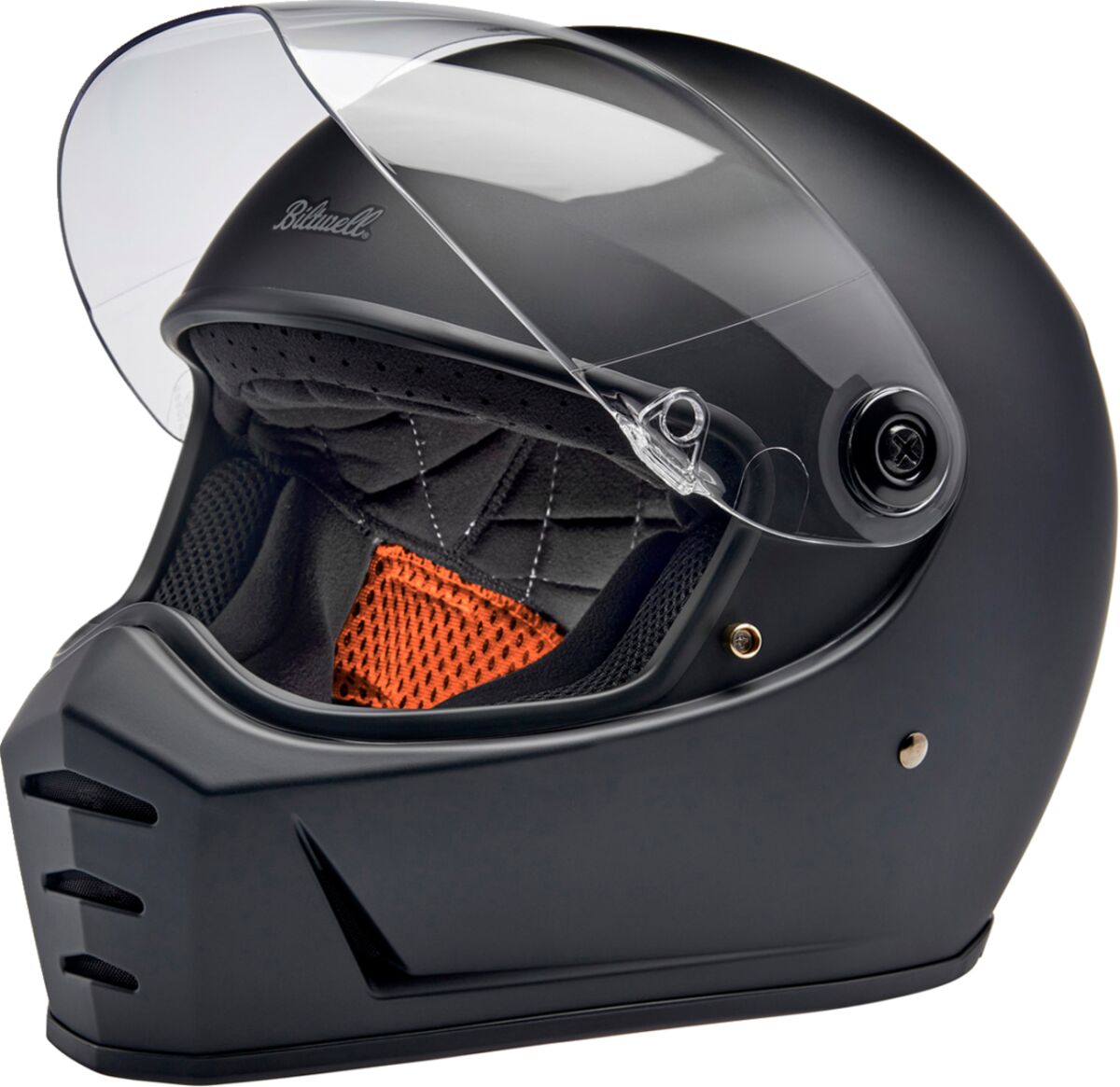 BILTWELL HELMET LANESPLITTER FLAT BLACK 1004-201-503