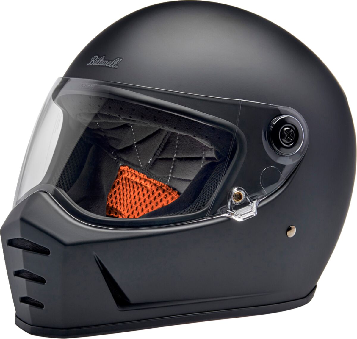 BILTWELL HELMET LANESPLITTER FLAT BLACK 1004-201-504