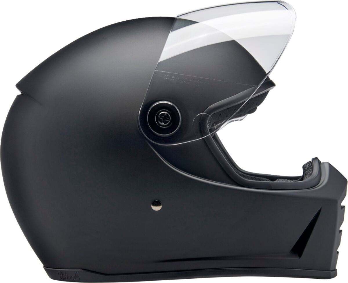 BILTWELL HELMET LANESPLITTER FLAT BLACK 1004-201-506