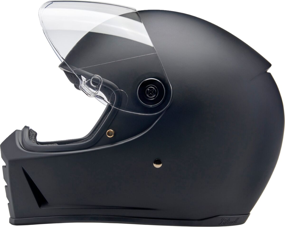 BILTWELL HELMET LANESPLITTER FLAT BLACK 1004-201-506