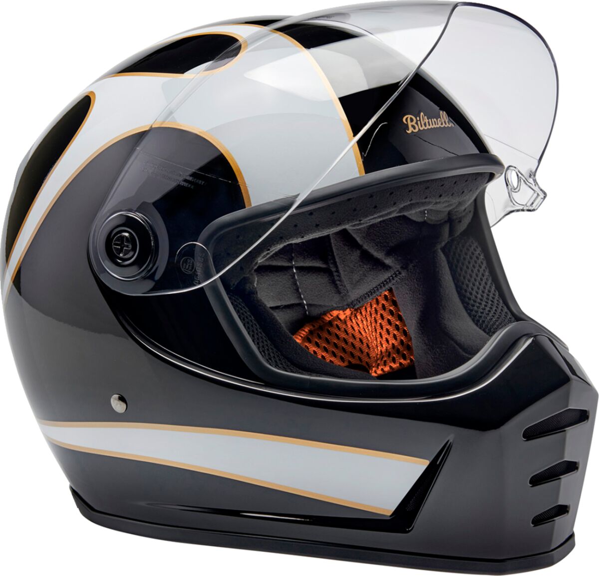 BILTWELL HELMET LANESPLITTER GLOSS BLAC 1004-570-503