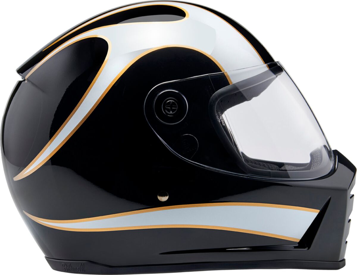 BILTWELL HELMET LANESPLITTER GLOSS BLAC 1004-570-503