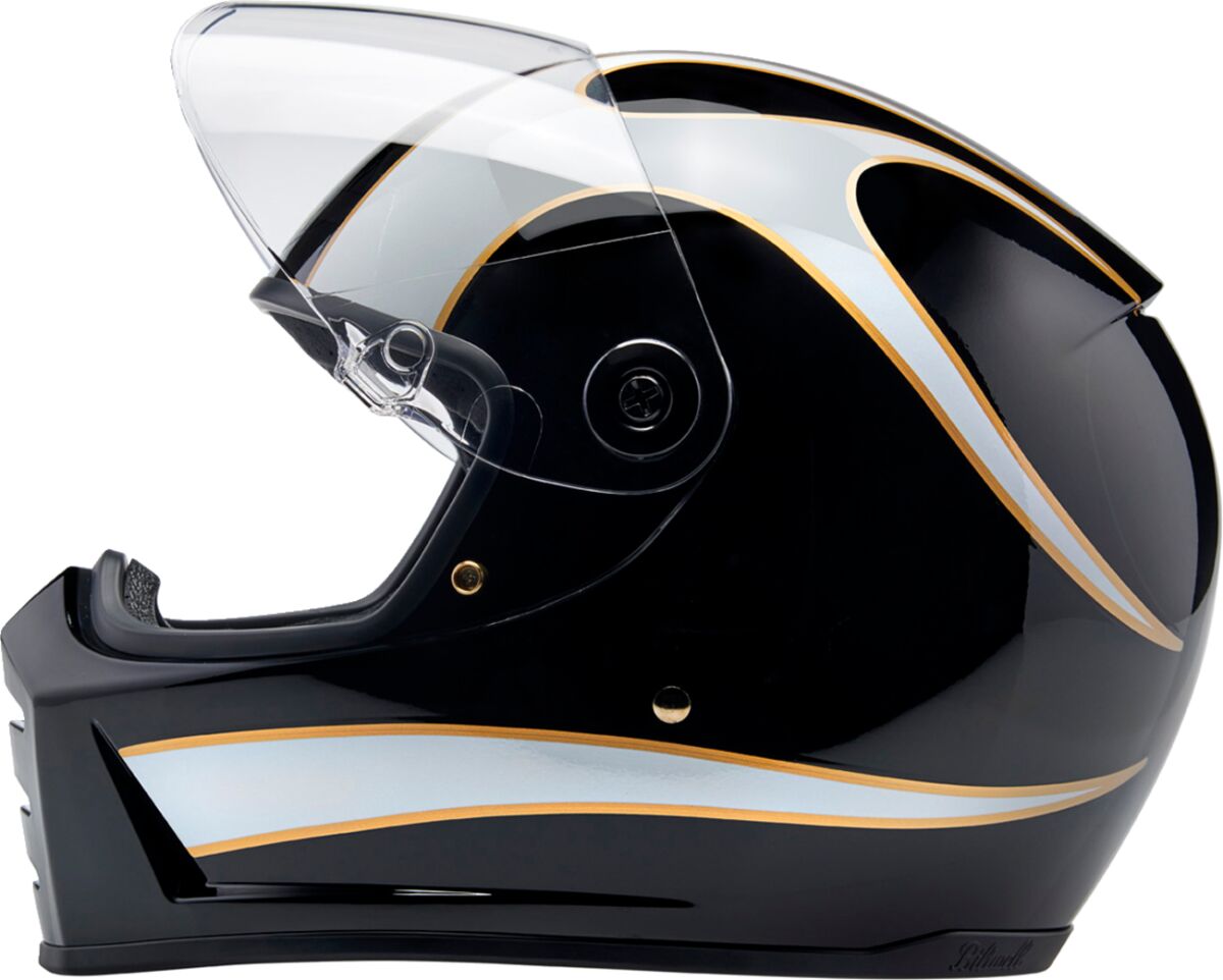 BILTWELL HELMET LANESPLITTER GLOSS BLAC 1004-570-504