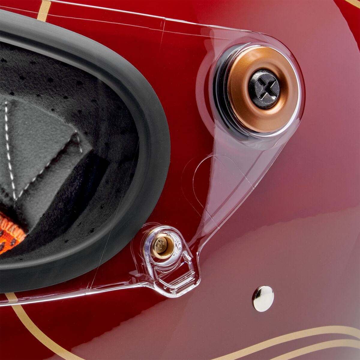 BILTWELL HELMET GRINGO S GLOSS GRNT RD FLM SM 1003-594-502