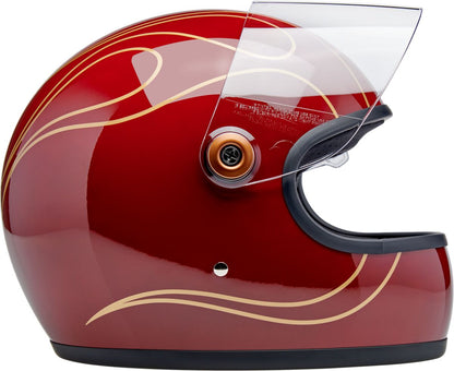 BILTWELL HELMET GRINGO S GLOSS GRNT RD FLM SM 1003-594-502