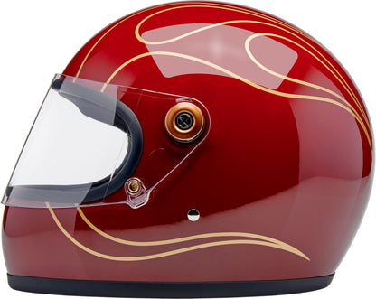 BILTWELL HELMET GRINGO S GLOSS GRNT RD FLM SM 1003-594-502