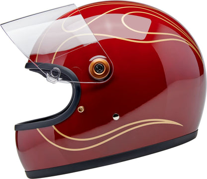 BILTWELL HELMET GRINGO S GLOSS GRNT RD FLM SM 1003-594-502