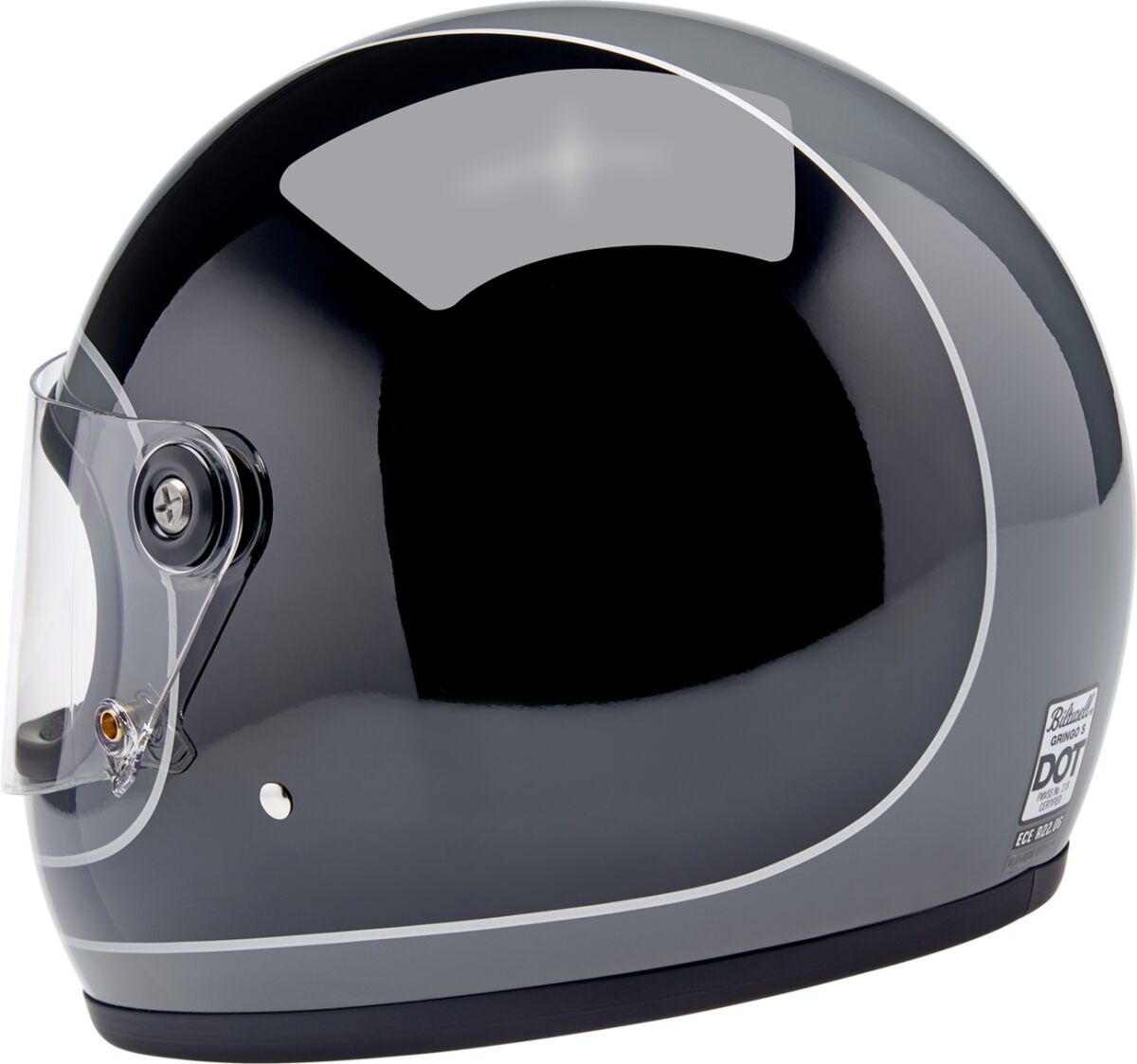 BILTWELL HELMET GRINGO S GLOSS STRM GYBK TRK LG 1003-562-504