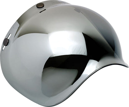 BILTWELL POLYCARBONATE ANTI-FOG BUBBLE SHIELD CHROME MIRROR 2001-221