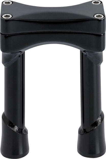 BILTWELL Black 6" Oversized Murdock Risers 6413-201-06