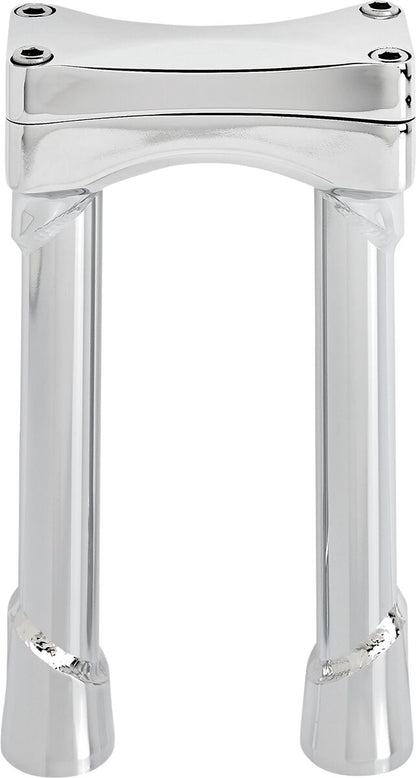 BILTWELL Chrome 8" Oversized Murdock Risers 6413-105-08