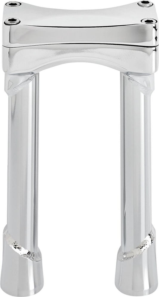 BILTWELL Chrome 8" Oversized Murdock Risers 6413-105-08