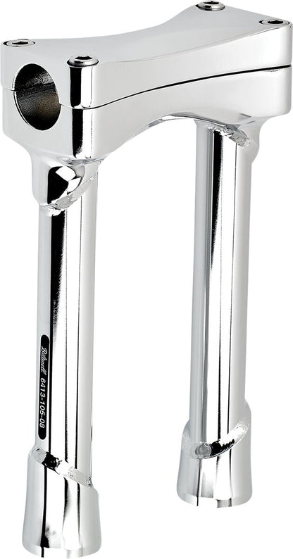 BILTWELL Chrome 8" Oversized Murdock Risers 6413-105-08