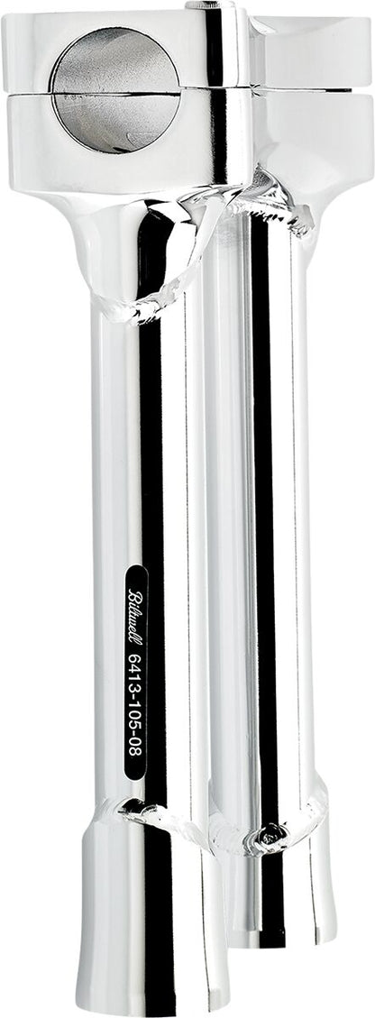 BILTWELL Chrome 8" Oversized Murdock Risers 6413-105-08