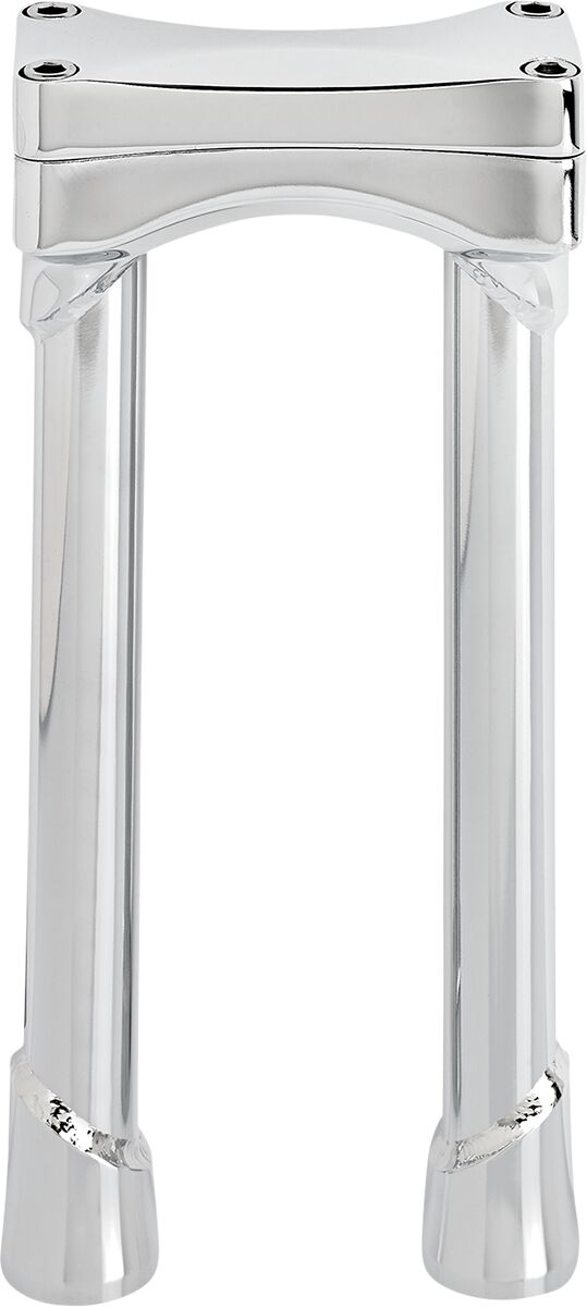 BILTWELL Chrome 10" Oversized Murdock Risers 6413-105-10