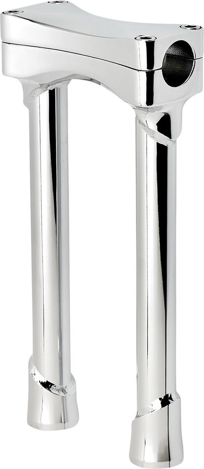 BILTWELL Chrome 10" Oversized Murdock Risers 6413-105-10