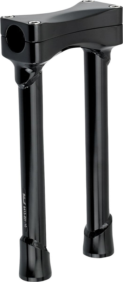 BILTWELL Black 10" Oversized Murdock Risers 6413-201-10