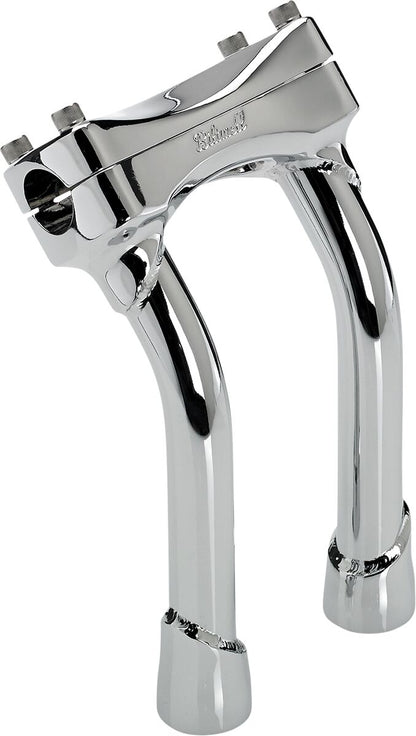 BILTWELL Chrome 8" Oversized Murdock Pullback Risers 6414-105-08