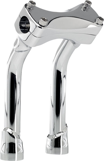 BILTWELL Chrome 8" Oversized Murdock Pullback Risers 6414-105-08