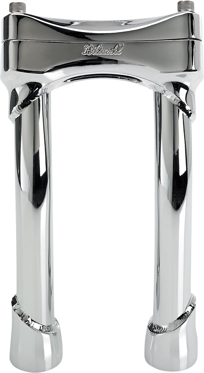 BILTWELL Chrome 8" Oversized Murdock Pullback Risers 6414-105-08