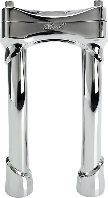 BILTWELL Chrome 8" Oversized Murdock Pullback Risers 6414-105-08