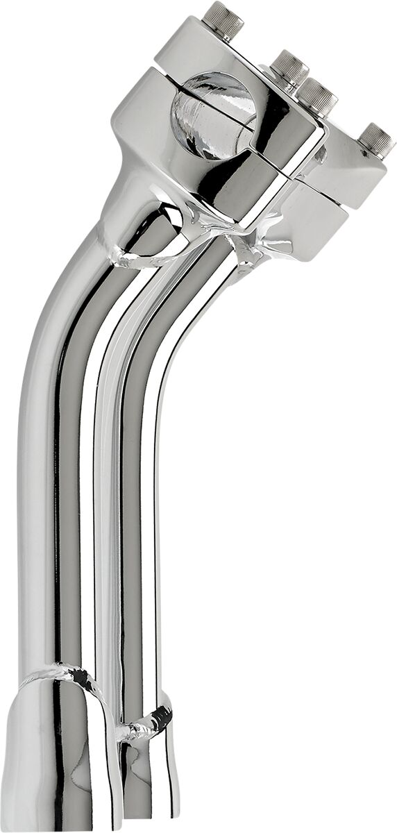 BILTWELL Chrome 8" Oversized Murdock Pullback Risers 6414-105-08