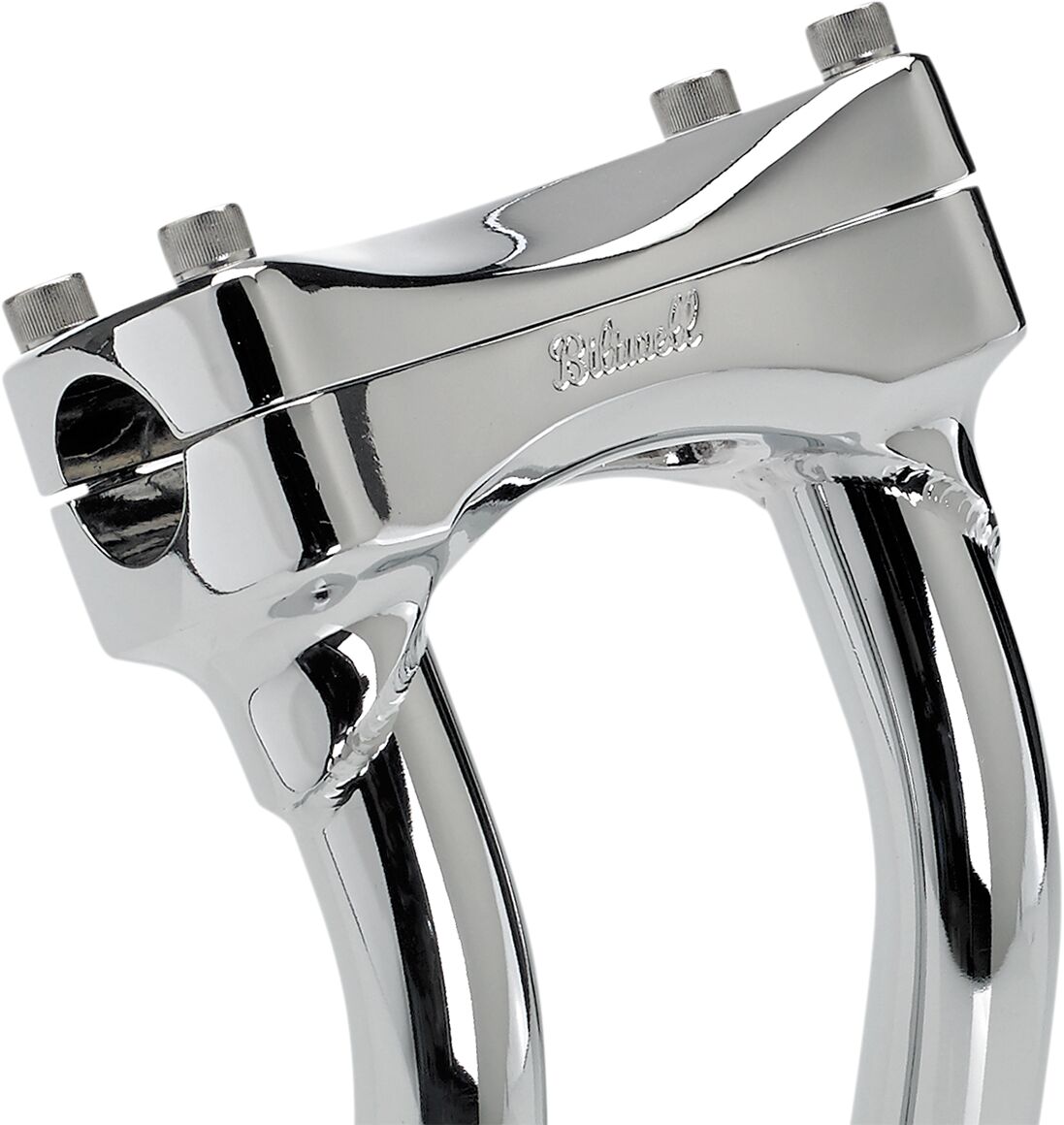 BILTWELL Chrome 8" Oversized Murdock Pullback Risers 6414-105-08
