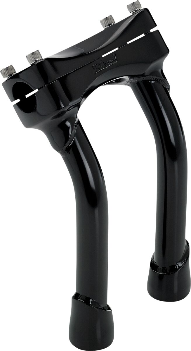 BILTWELL Black 8" Oversized Murdock Pullback Risers 6414-201-08