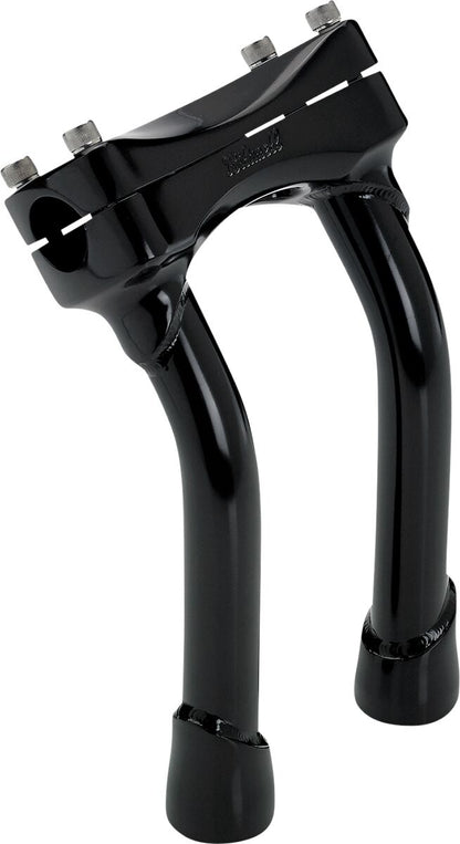 BILTWELL Black 8" Oversized Murdock Pullback Risers 6414-201-08