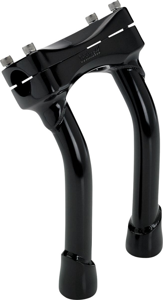 BILTWELL Black 8" Oversized Murdock Pullback Risers 6414-201-08