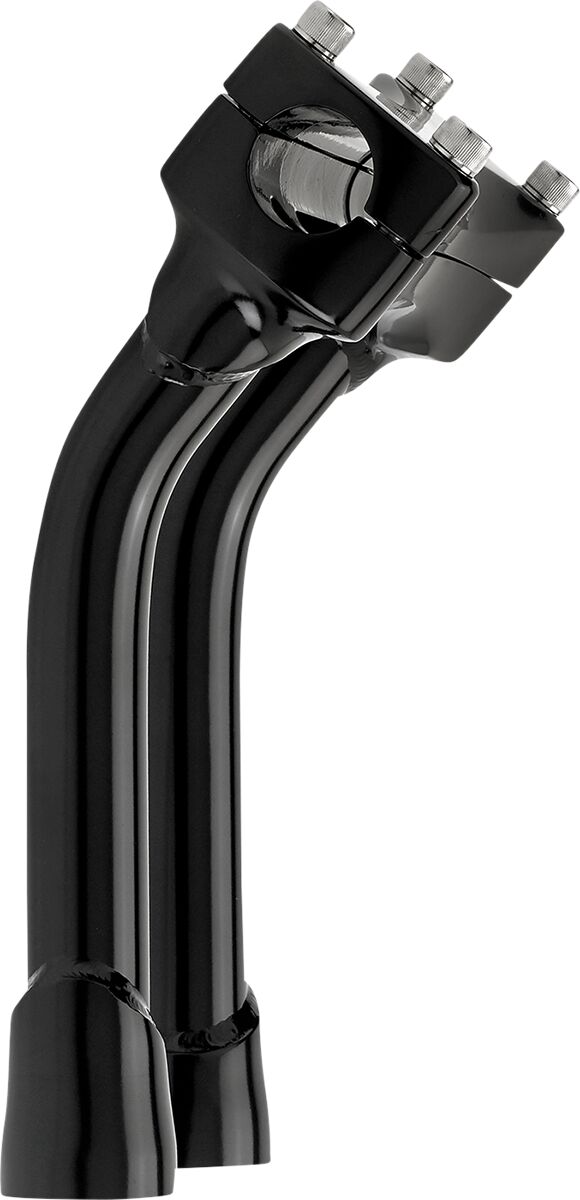 BILTWELL Black 8" Oversized Murdock Pullback Risers 6414-201-08