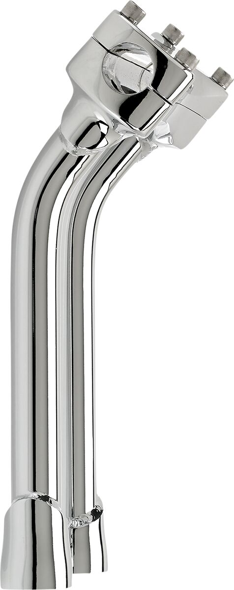 BILTWELL Chrome 10" Oversized Murdock Pullback Risers 6414-105-10