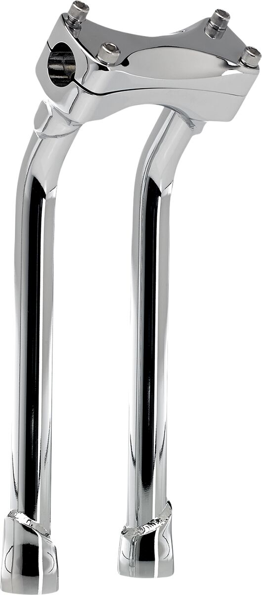 BILTWELL Chrome 12" Oversized Murdock Pullback Risers 6414-105-12