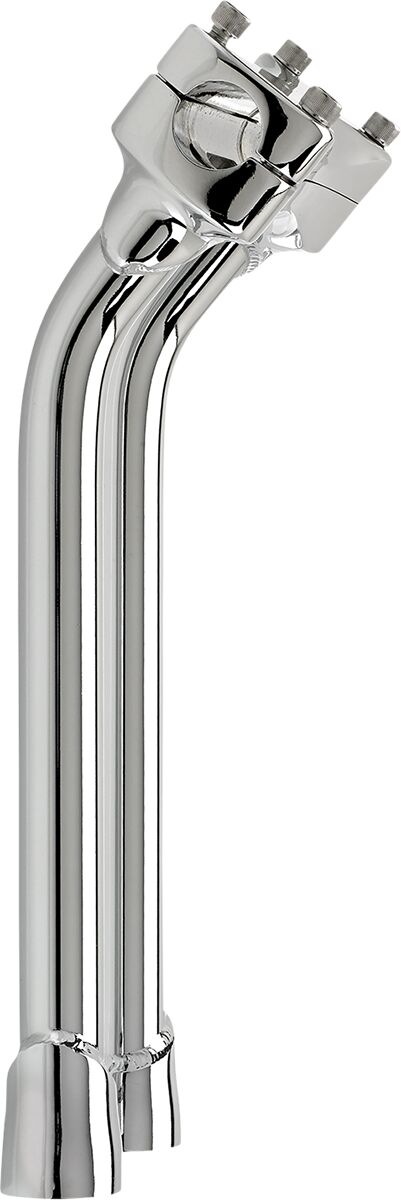 BILTWELL Chrome 12" Oversized Murdock Pullback Risers 6414-105-12