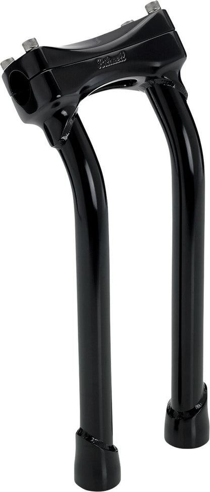 BILTWELL Black 12" Oversized Murdock Pullback Risers 6414-201-12