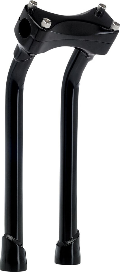 BILTWELL Black 12" Oversized Murdock Pullback Risers 6414-201-12