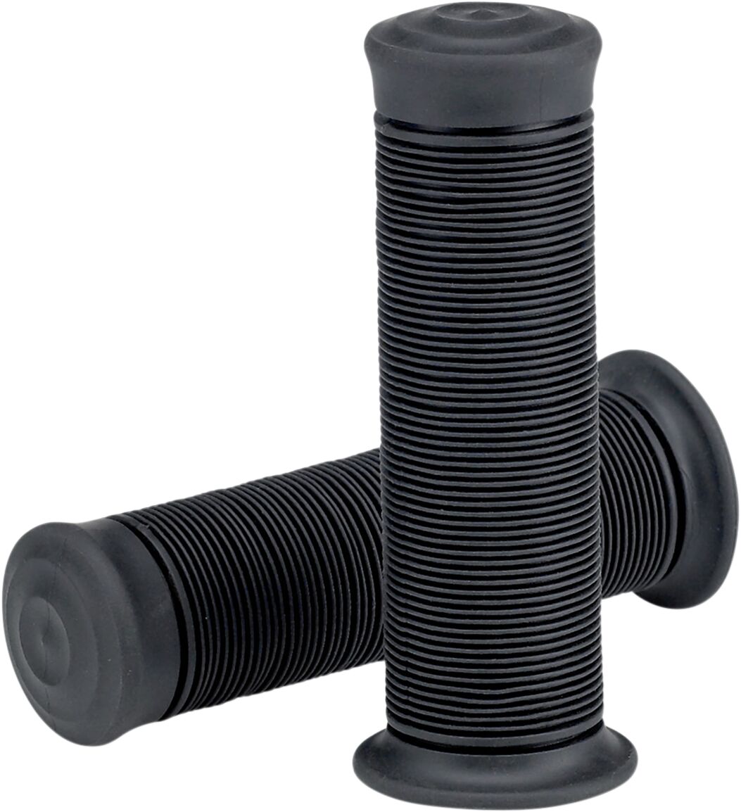 BILTWELL KUNG FU 1" GRIPS KRATON RUBBER BLACK 6701-0101