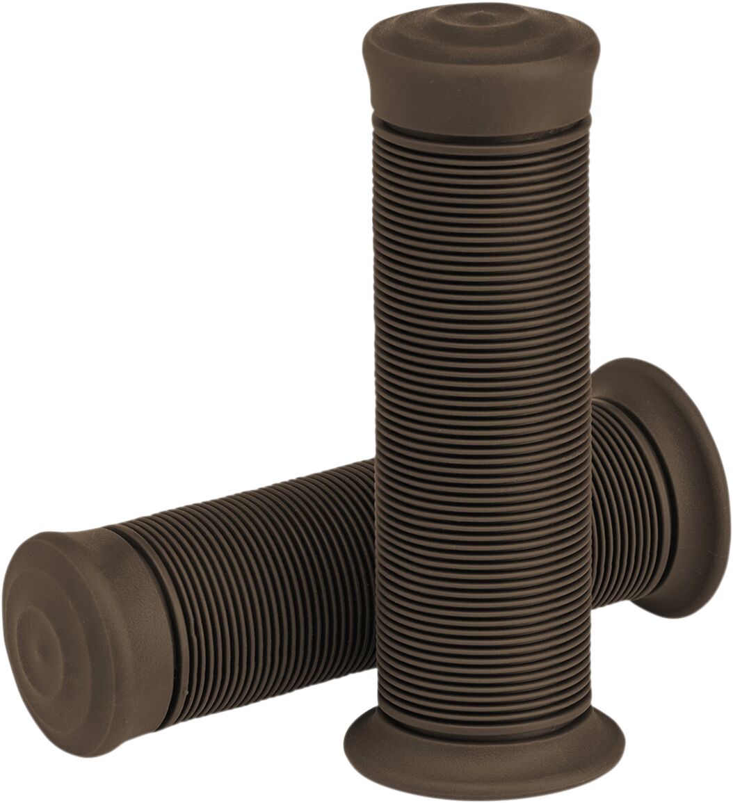 BILTWELL KUNG FU 1" GRIPS KRATON RUBBER CHOCOLATE 6701-0401