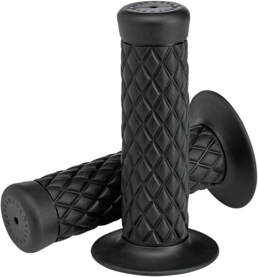 BILTWELL THRUSTER 1" GRIPS KRATON RUBBER BLACK 6702-0101