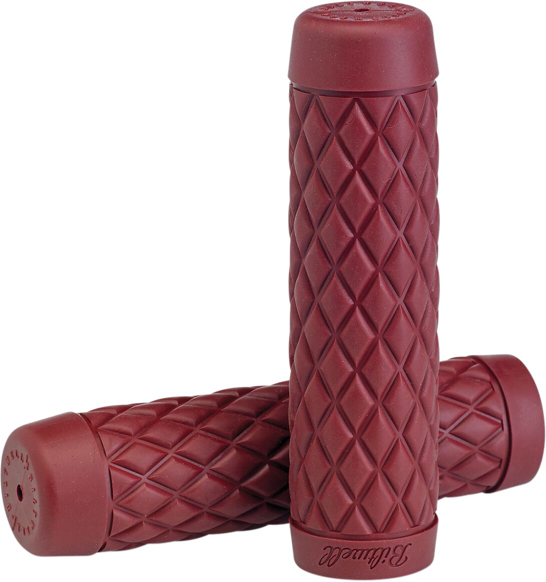 BILTWELL GRIPS TORKER 7/8 OXBLOOD 6705-0378