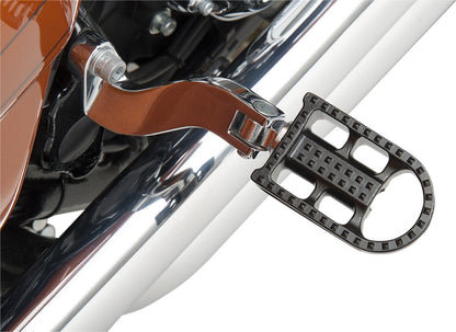 BILTWELL MUSHMAN STEEL FOOTPEGS BLACK ELECTROPLATE 7002-201-01