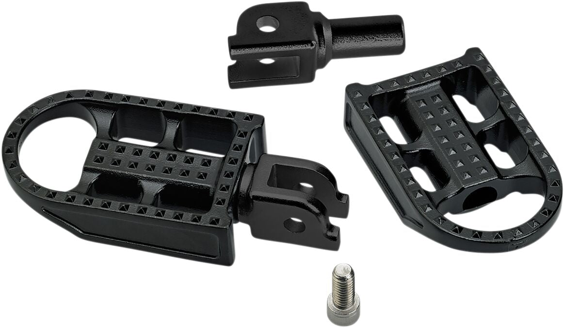 BILTWELL FOOTPEG MUSH 18-19ST BLK 7002-201-03