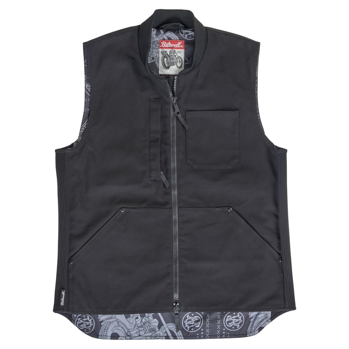 BILTWELL VEST 4 SPEED BLACK XS 8150-119-001