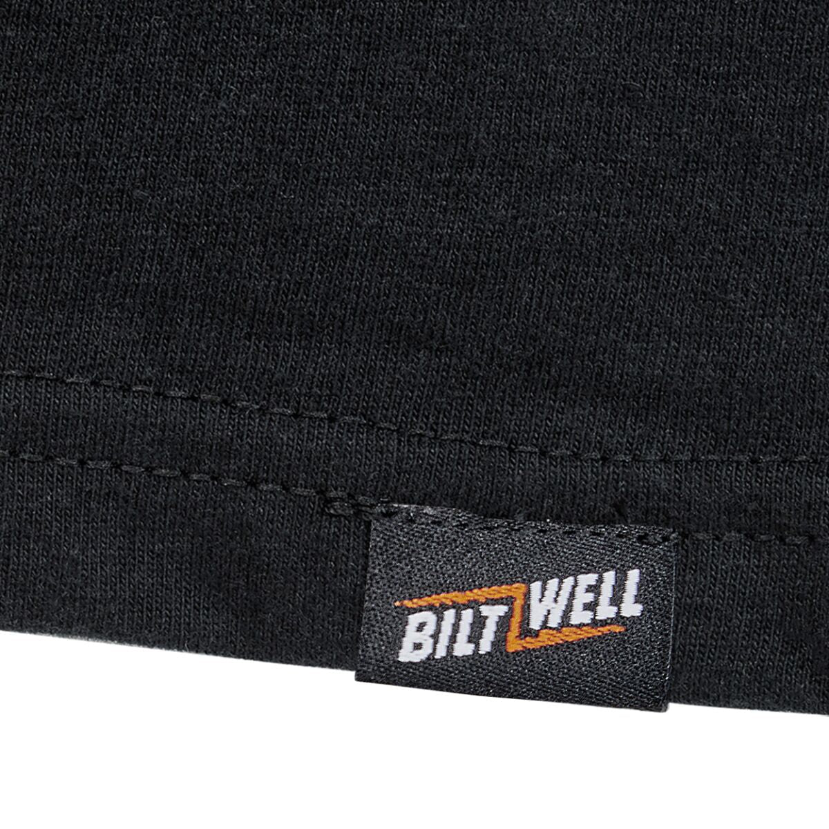 BILTWELL TEE WARRIOR BUILT EAGLE BK SM 8101-088-002