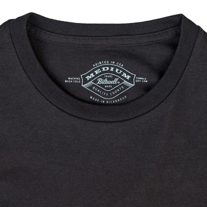 BILTWELL TEE OLD JUNK POCKET BK BK SM 8102-136-002
