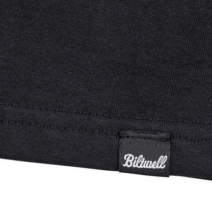 BILTWELL TEE OLD JUNK POCKET BK BK SM 8102-136-002