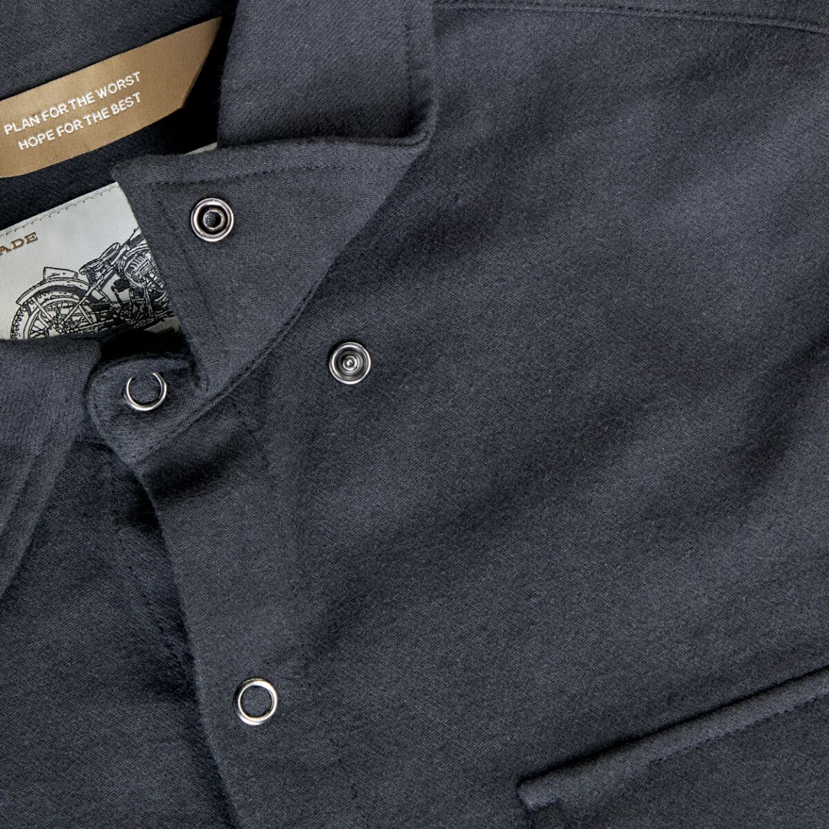 BILTWELL SHIRT FLANNEL HI TEST BLACK XS 8128-124-001