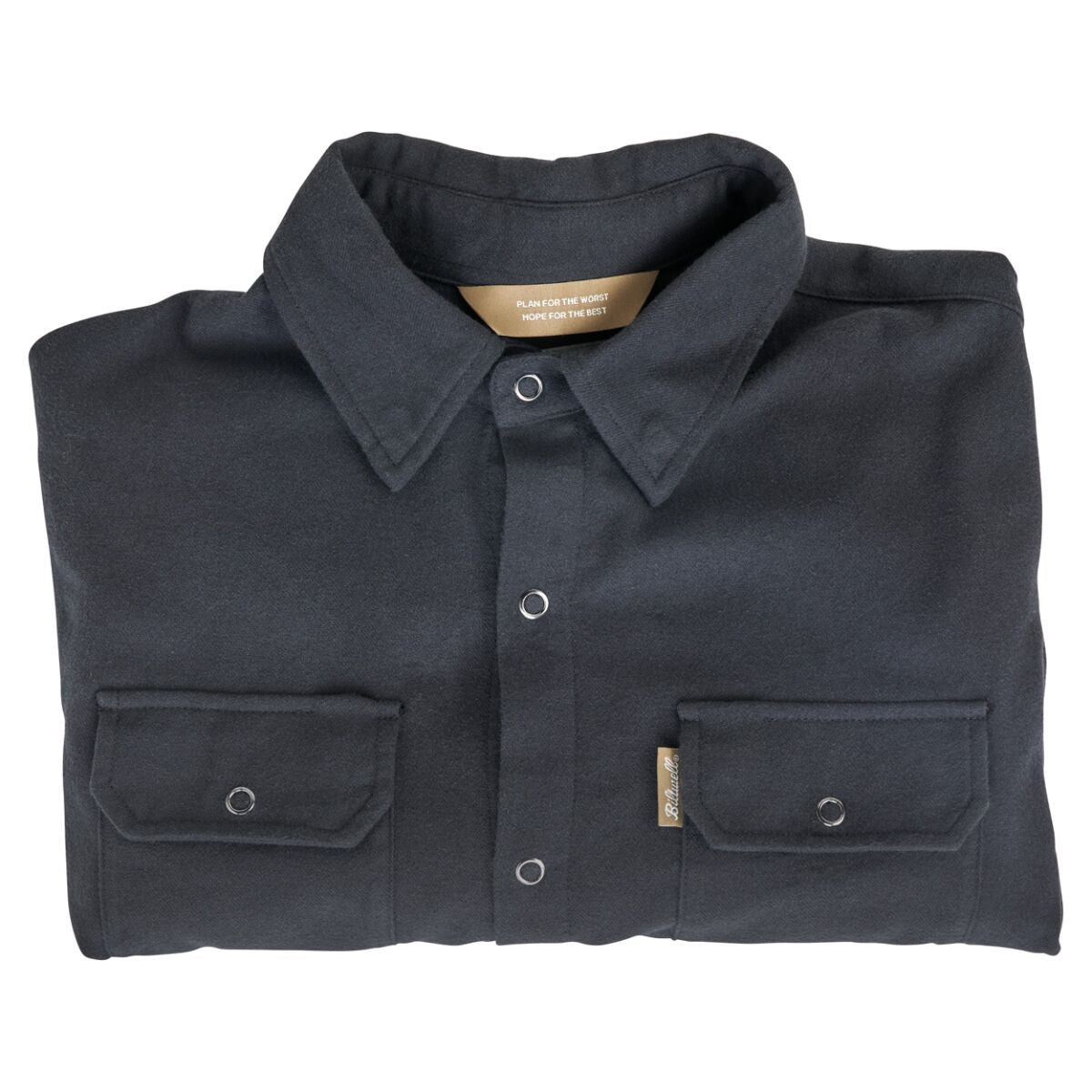 BILTWELL SHIRT FLANNEL HI TEST BLACK SM 8128-124-002