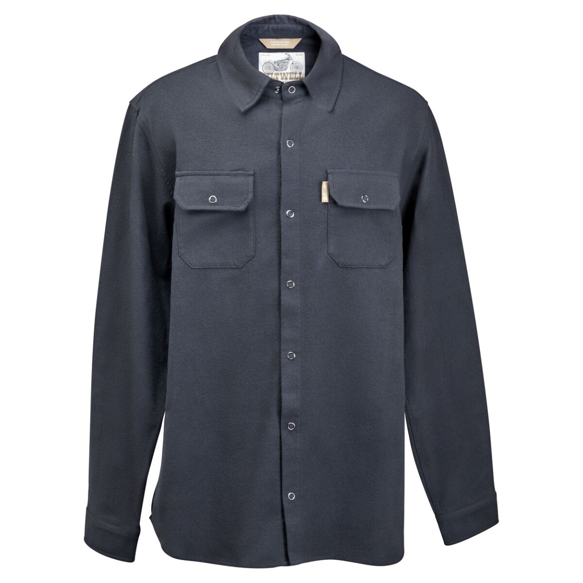 BILTWELL SHIRT FLANNEL HI TEST BLACK MD 8128-124-003